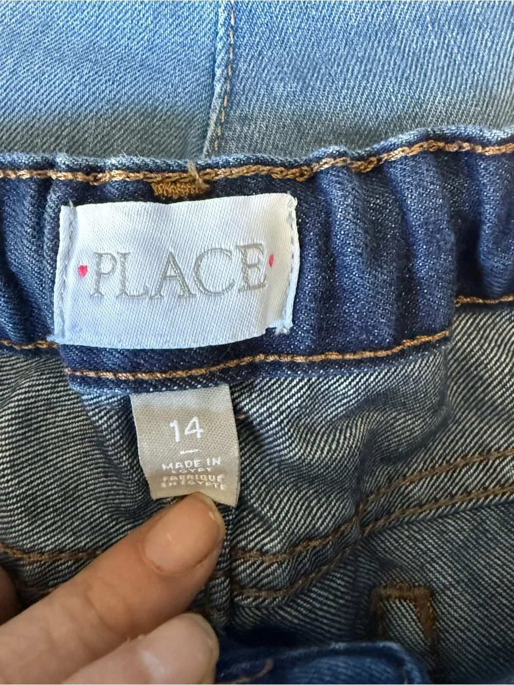 The Children's Place girls Denim Shorts Trio in Light, Medium & Dark Blue